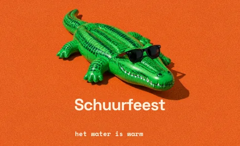 Voorbeeld van een etiket voor Eigen feest
