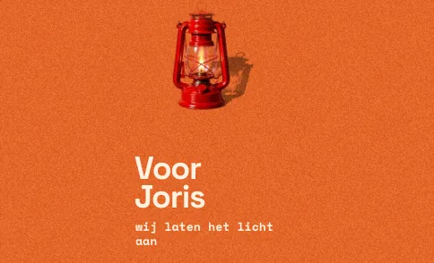 Voorbeeld van een etiket voor Hart onder de riem