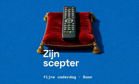 Voorbeeld van een etiket voor Vaderdag