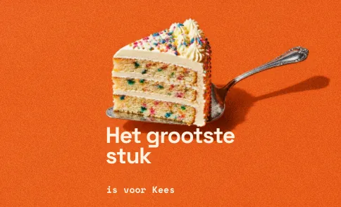 Voorbeeld van een etiket voor Verjaardag