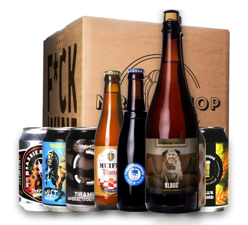 Bierpaket Geburtstag mit einer Flasche mit dem Namen Klaus