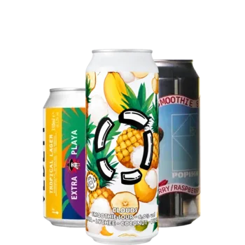 Auswahl von fruit Bieren aus unserem Sortiment