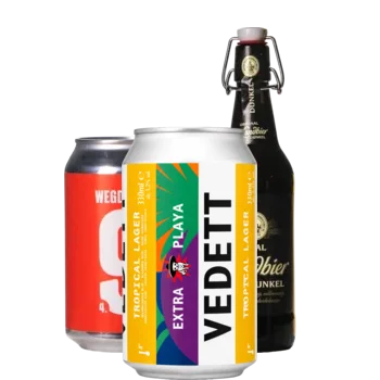 Auswahl von pils Bieren aus unserem Sortiment