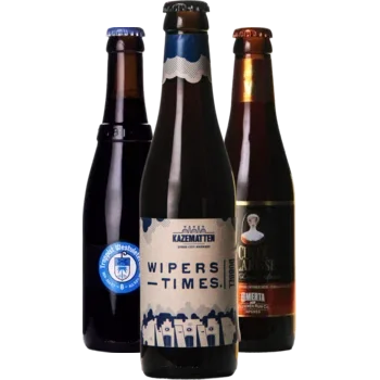 Auswahl von dubbel Bieren aus unserem Sortiment