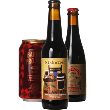 Selectie van stout bieren uit ons assortiment
