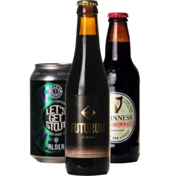 Auswahl von stout_dry Bieren aus unserem Sortiment