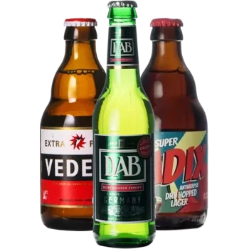 Auswahl von pils Bieren aus unserem Sortiment