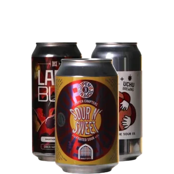 Auswahl von zuurbier Bieren aus unserem Sortiment