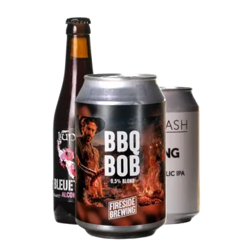 Selectie van alcoholvrij bieren uit ons assortiment