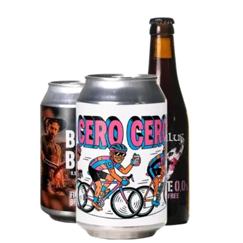 Selectie van alcoholvrij bieren uit ons assortiment