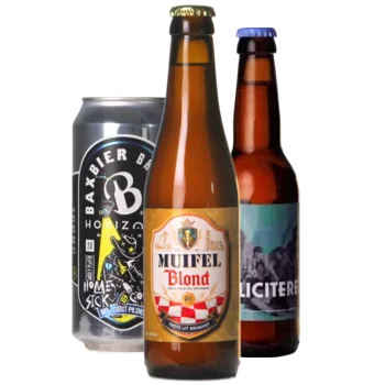 Selectie van blond bieren uit ons assortiment