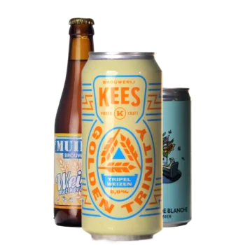 Selectie van weizen bieren uit ons assortiment