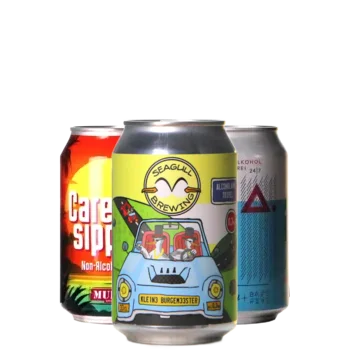 Selectie van alcoholvrij bieren uit ons assortiment