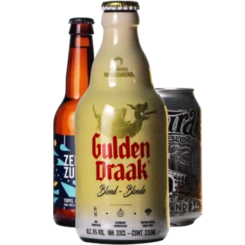 Auswahl von tripel Bieren aus unserem Sortiment