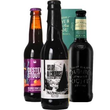 Selectie van stout bieren uit ons assortiment