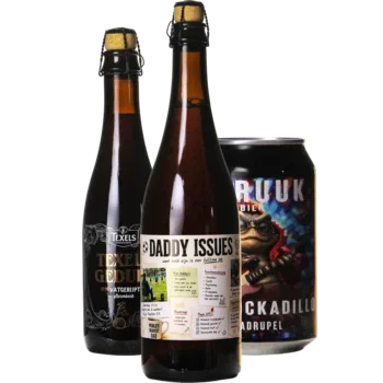 Auswahl von quadrupel Bieren aus unserem Sortiment