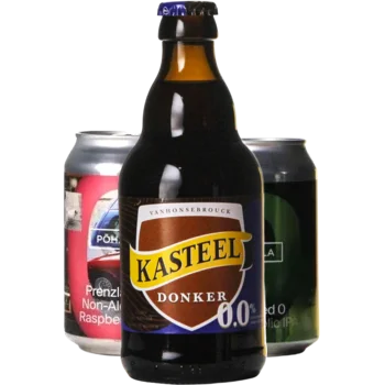 Selectie van alcoholvrij bieren uit ons assortiment
