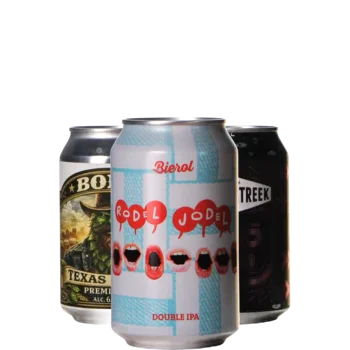Selectie van blikbier bieren uit ons assortiment