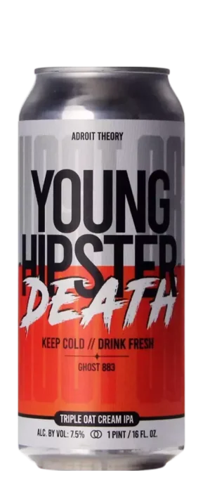 Adroit Theory Young Hipster Death (Ghost 883) 47,3 IPA Bier kopen