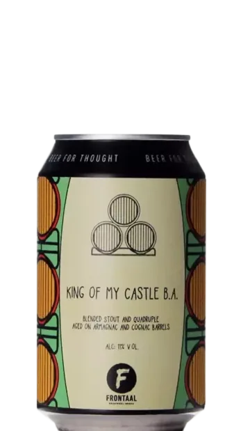 Frontaal King Of My Castle BA 33 Quadrupel Bier kopen