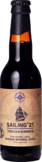 Berging Sailing '21 Tres Hombres Rum Barrel Aged RIS 33 Stout Bier kopen