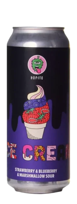 Hopito Ice Cream - Strawberry & Blueberry & Marshmallow 50 Zuurbier Bier kopen