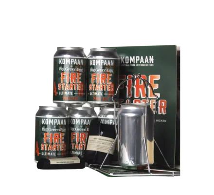 Kompaan / Big Green Egg Firestarter + BBQ Kit 5 x 33 IPA Bier kopen