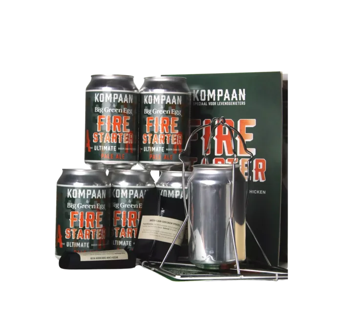 Kompaan / Big Green Egg Firestarter + BBQ Kit 5 x 33 IPA Bier kopen