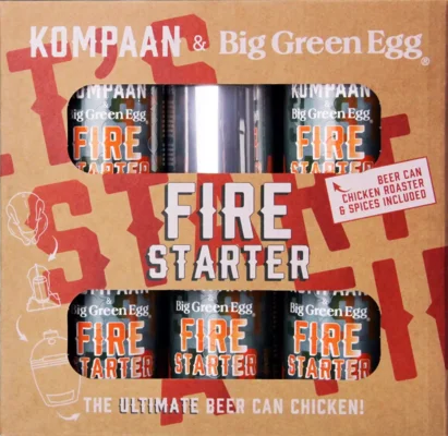 Kompaan / Big Green Egg Firestarter + BBQ Kit 5 x 33 IPA Bier kopen