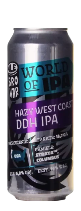AleBrowar World Of IPA Hazy West Coast DDH IPA 50 IPA Bier kopen