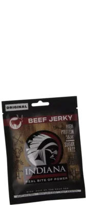 Indiana Beef Jerky Original 25 gram Bier kopen