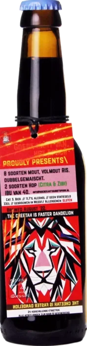 Goede Kant Van Het Spoor The Cheetah is Faster Dandelion 33 Stout Bier kopen