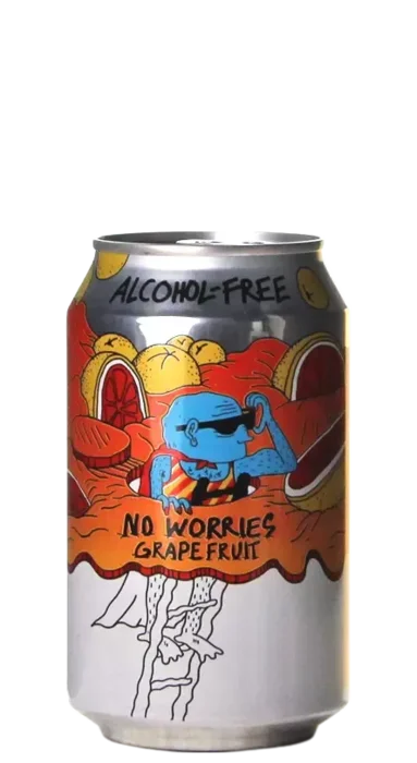 Lervig No Worries Grapefruit 33 Alcoholvrij Bier kopen