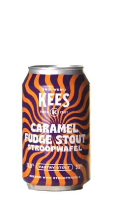 Kees Caramel Fudge Stout Stroopwafel 33 Stout Bier kopen