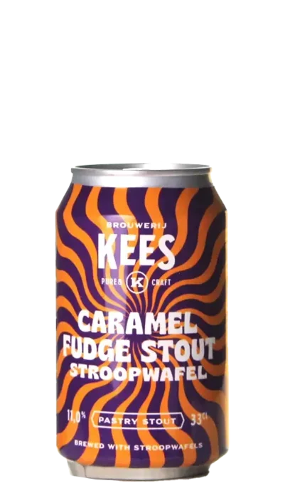 Kees Caramel Fudge Stout Stroopwafel 33 Stout Bier kopen