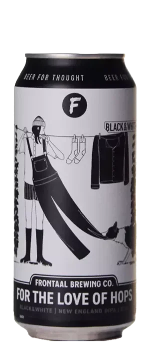 Frontaal For The Love Of Hops Black & White 44 IPA Bier kopen