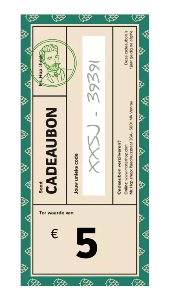 Geschenkgutschein 5€ Bier kaufen