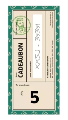 Geschenkgutschein 5€ Bier kaufen