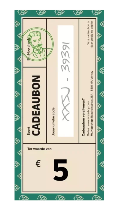 Geschenkgutschein 5€ Bier kaufen