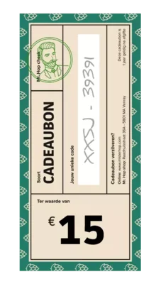 Geschenkgutschein 15€ Bier kaufen