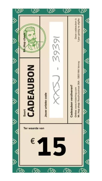 Geschenkgutschein 15€ Bier kaufen