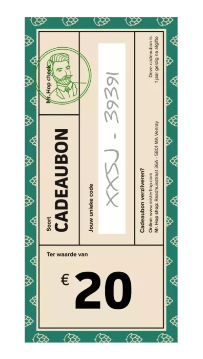 Geschenkgutschein 20€ Bier kaufen