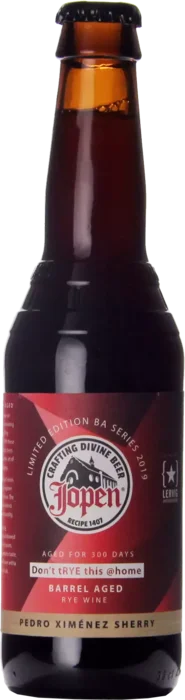 Jopen don't tRYE this @home 2019 PX Sherry BA 33 Barley Wine Bier kopen