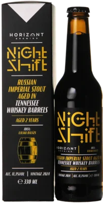 Horizont Night Shift Vintage 2024 RIS Aged 2 Years In Tennessee Whiskey Barrels 33 Stout Bier kopen