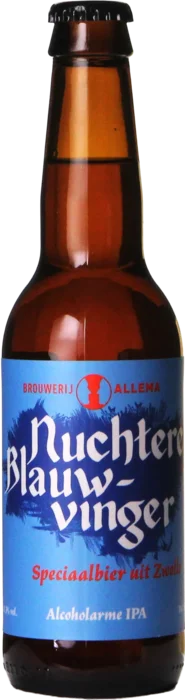Allema Nuchtere Blauwvinger 33 Alcoholvrij Bier kopen