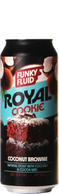 Funky Fluid Royal Cookie: Coconut Brownie 50 Stout Bier kopen