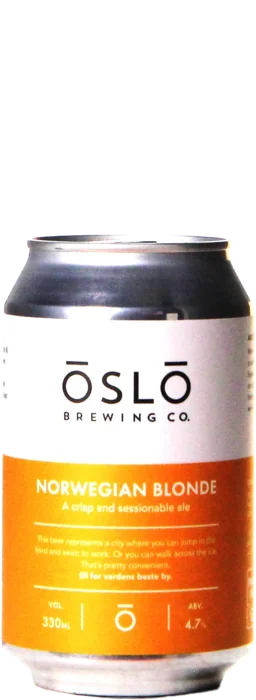 Oslo Brewing Norwegian Blonde 33 Blond Bier kopen