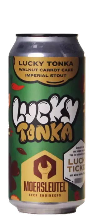 De Moersleutel Lucky Tonka Walnut Carrot Cake 44 Stout Bier kopen