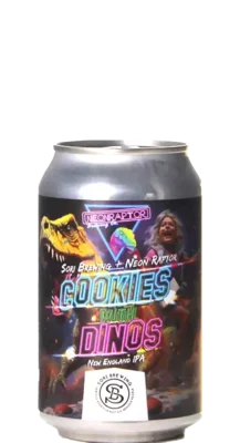 Sori Brewing / Neon Raptor Cookies With Dinos 33 IPA Bier kopen