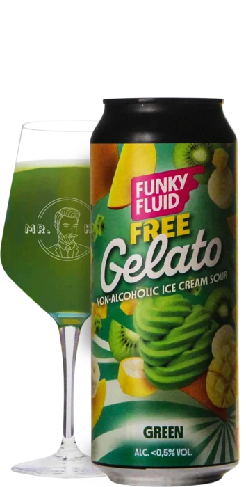 Funky Fluid Free Gelato: Green 50 Alcoholvrij Bier kopen